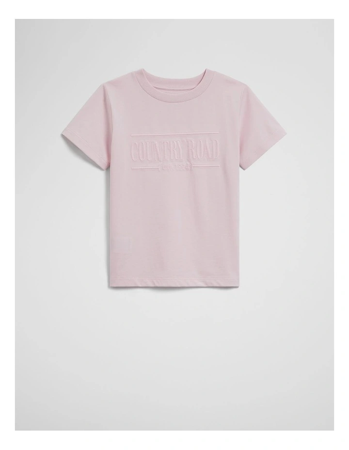 Australian Cotton Heritage T-shirt in Cloud Pink image 1