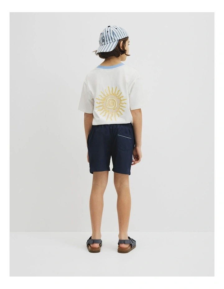 Volley Short in Navy image 5
