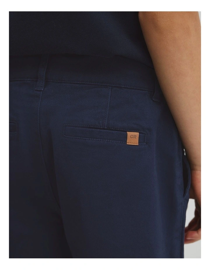 Teen Chino Short in Navy image 3