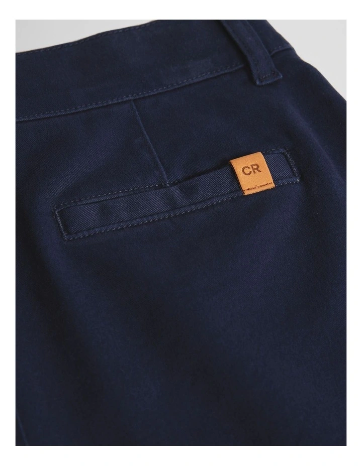 Teen Chino Short in Navy image 6