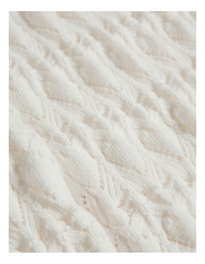 Australian Cotton Knit Pant in Marshmallow image 6