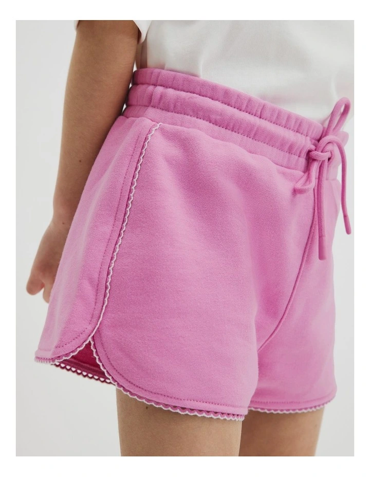 Australian Cotton Fleece Short in Mauve image 3
