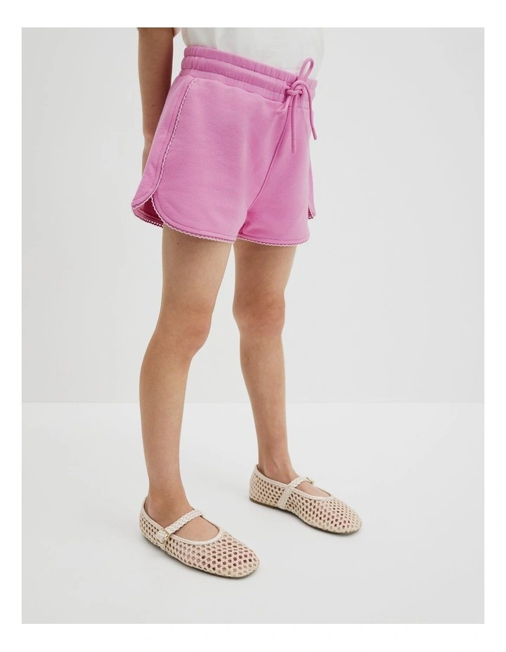 Australian Cotton Fleece Short in Mauve image 4