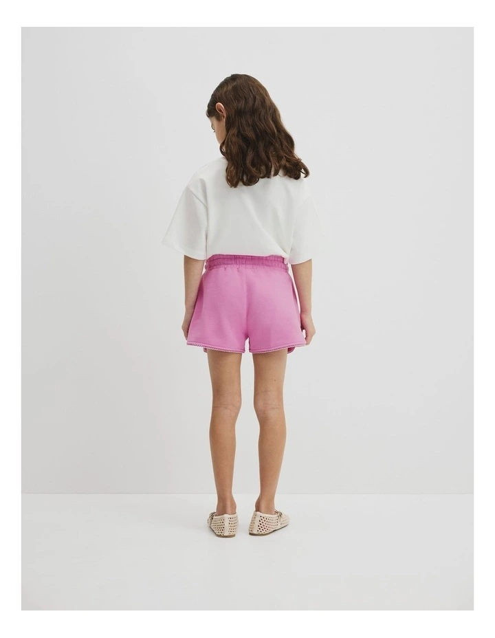 Australian Cotton Fleece Short in Mauve image 5