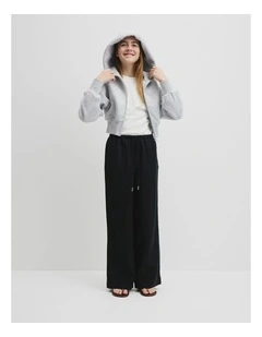 Teen Linen Pant in Black