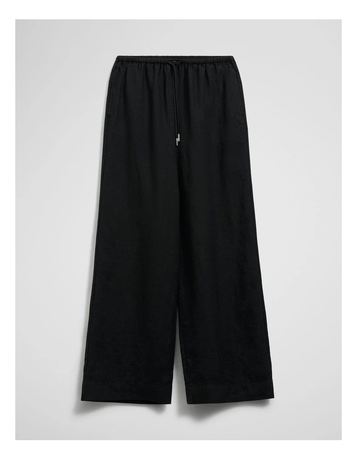 Teen Linen Pant in Black image 2