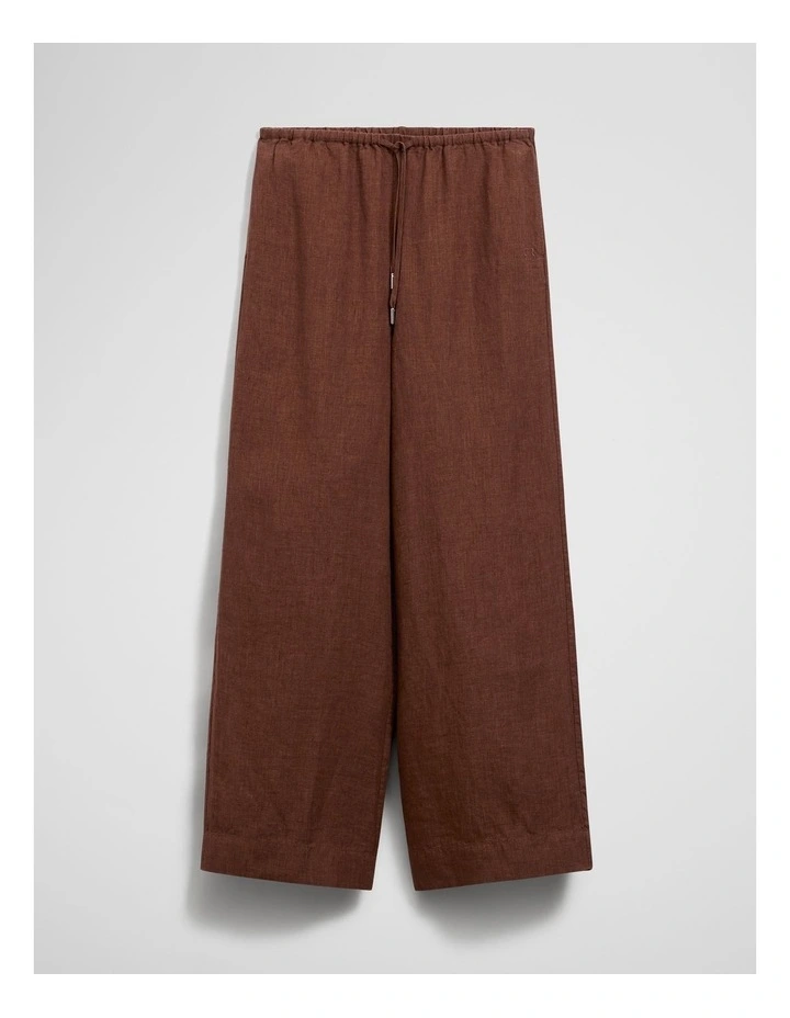 Teen Linen Pant in Pecan image 2