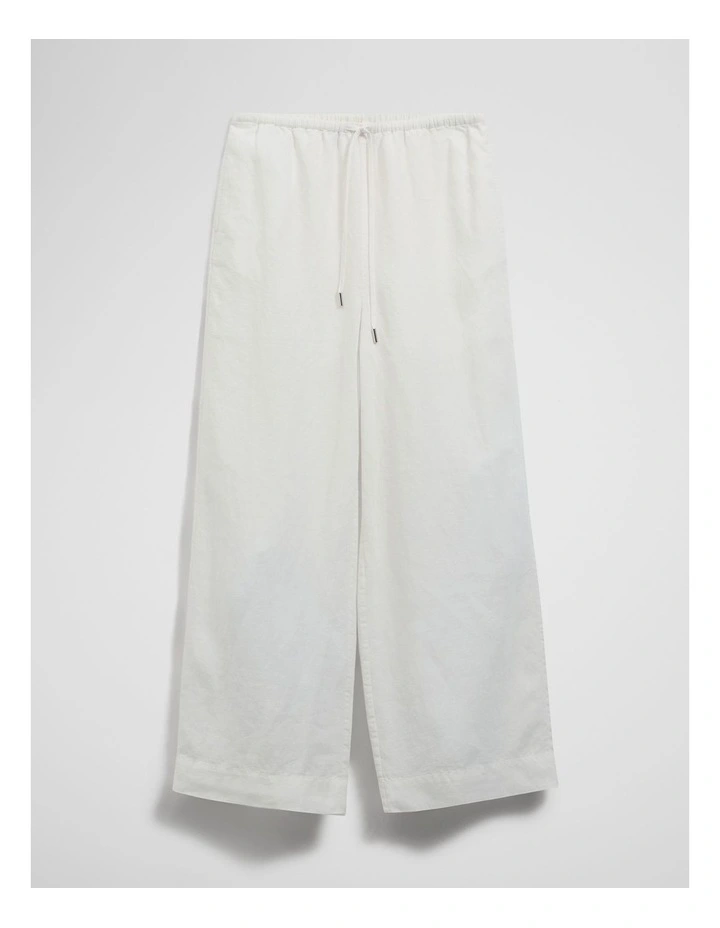 Teen Linen Pant in Marshmallow image 2