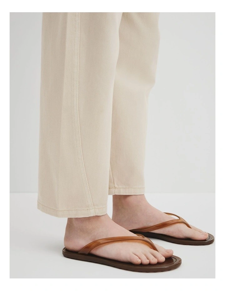 Teen Curved Seam Jean in Ecru image 3