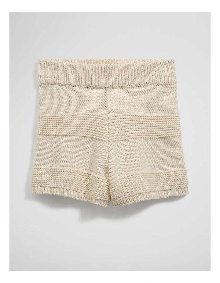 Teen Australian Cotton Blend Knit Short in Stone image 2