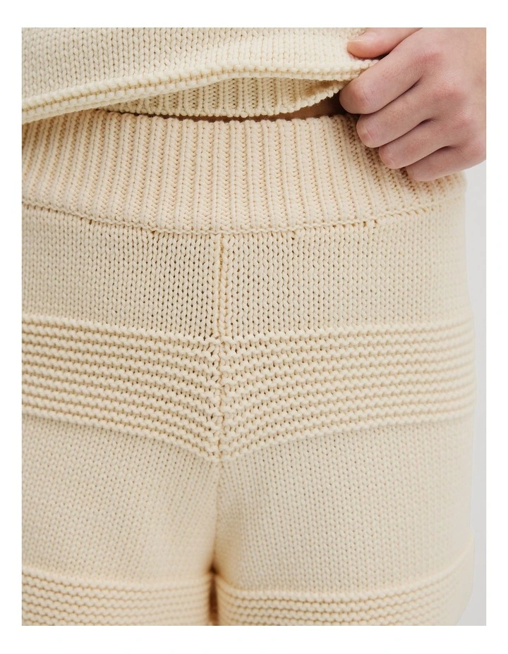 Teen Australian Cotton Blend Knit Short in Stone image 3