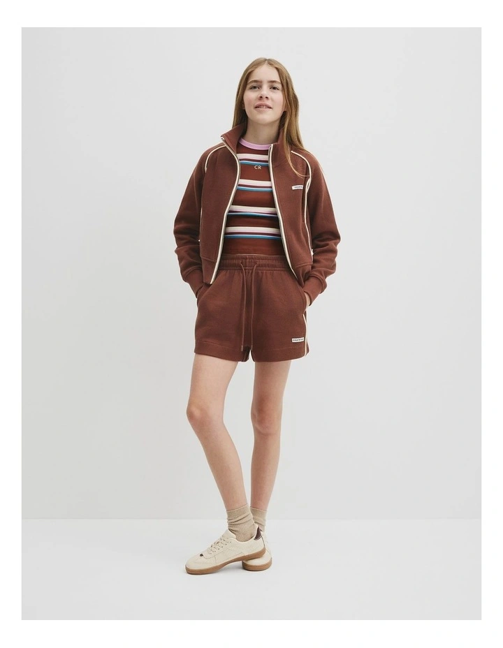 Teen Sweat Short in Pecan image 1