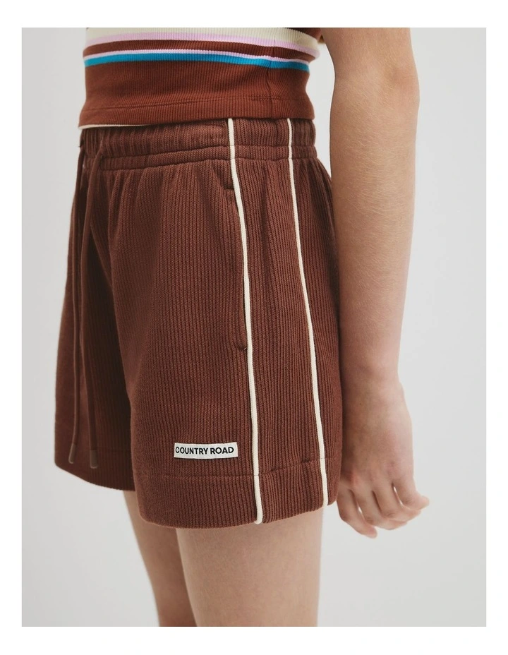 Teen Sweat Short in Pecan image 3