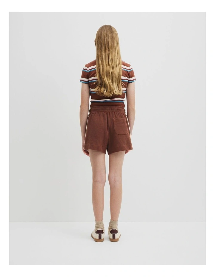 Teen Sweat Short in Pecan image 5
