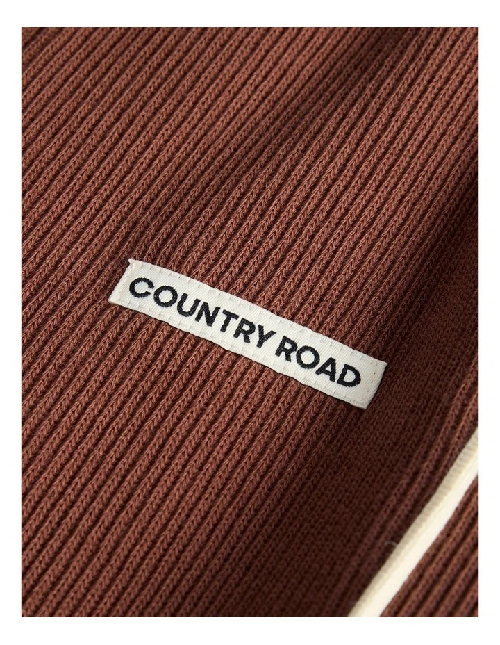 Teen Raglan Zip Through Jacket in Pecan image 6