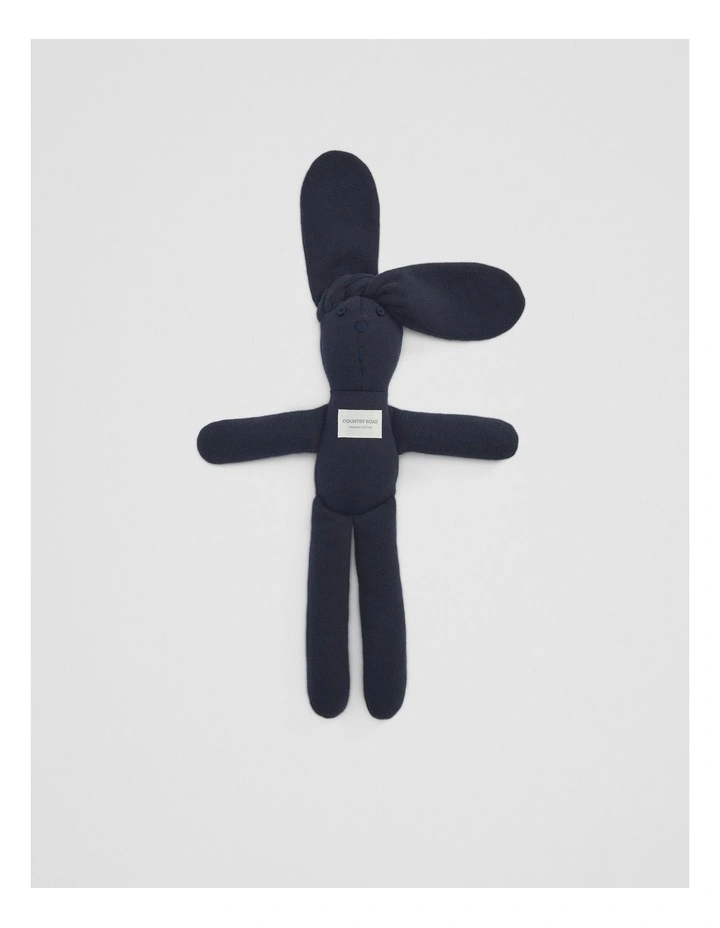 Organically Grown Cotton Bunny in Navy image 1