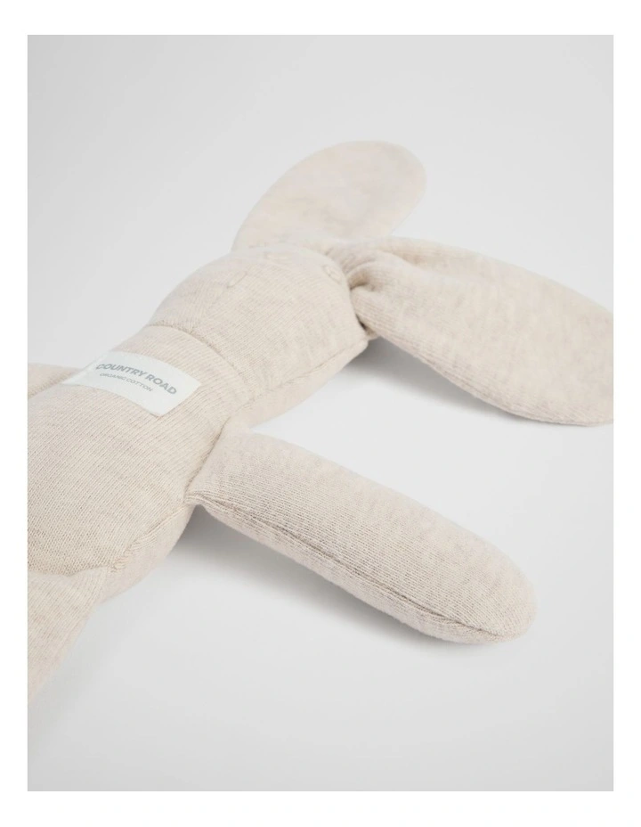 Organically Grown Cotton Bunny in Pebble Marle image 2