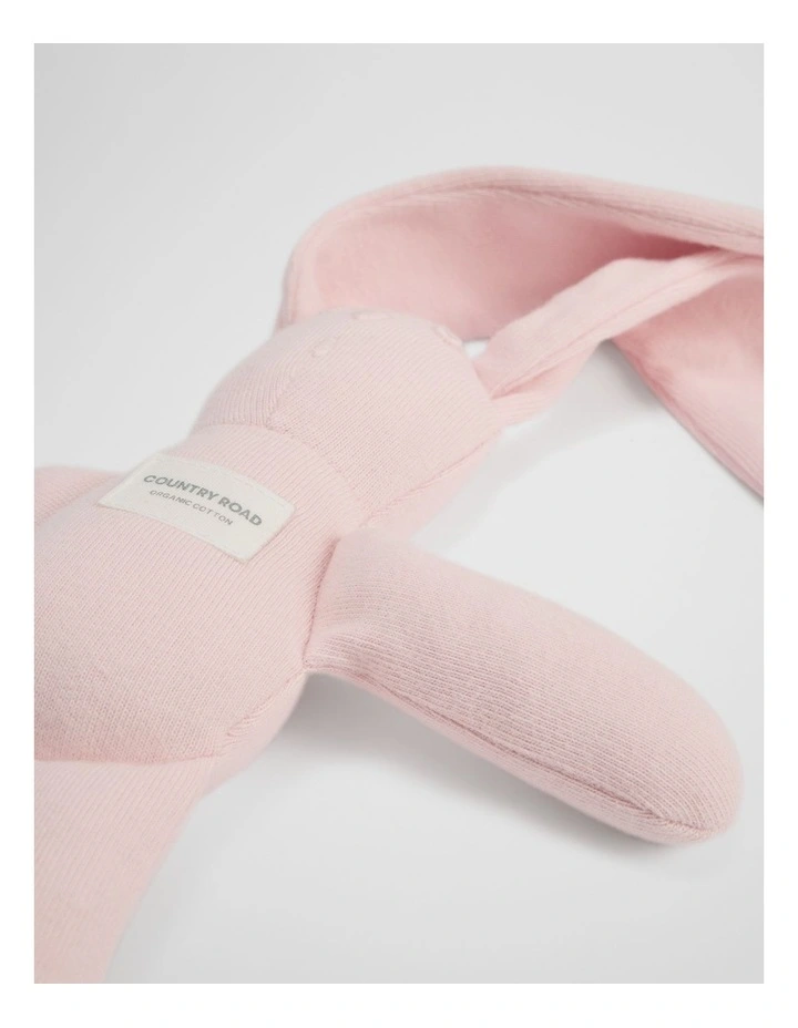 Organically Grown Cotton Bunny in Mineral Pink image 2