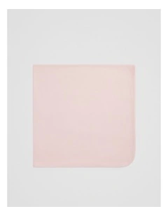 Organically Grown Cotton Swaddle in Mineral Pink