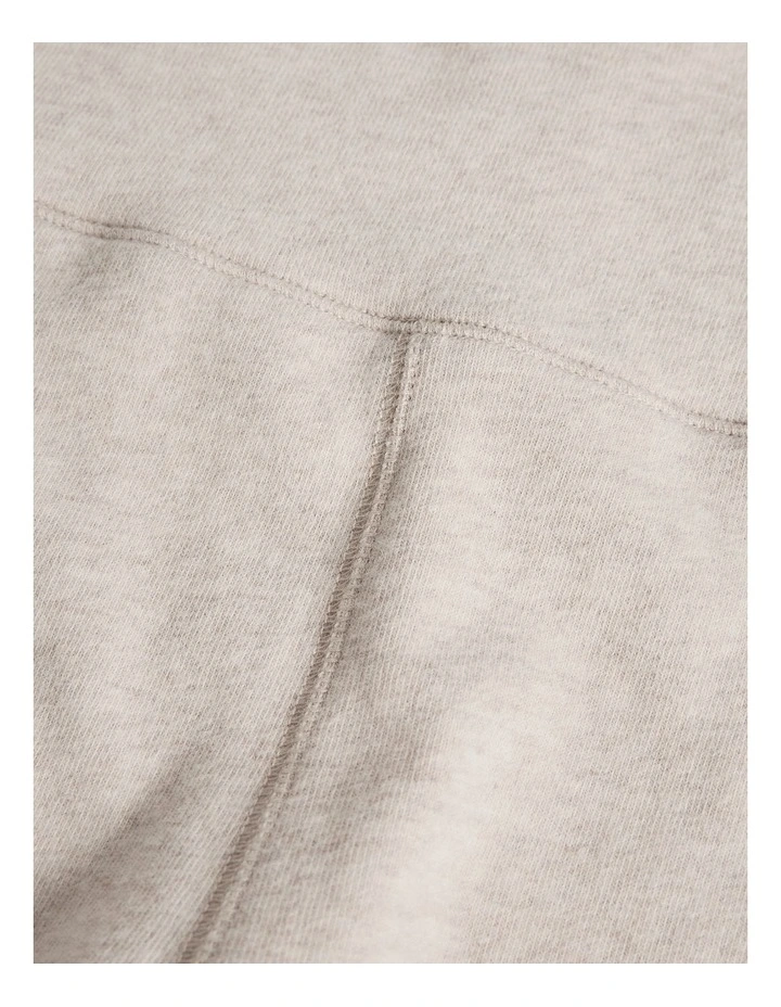 Organically Grown Cotton Pull On Pant in Pebble Marle image 2
