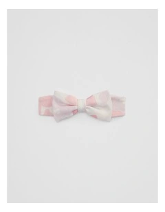 Organically Grown Cotton Blend Jersey Headband in Bold Floral Prnt