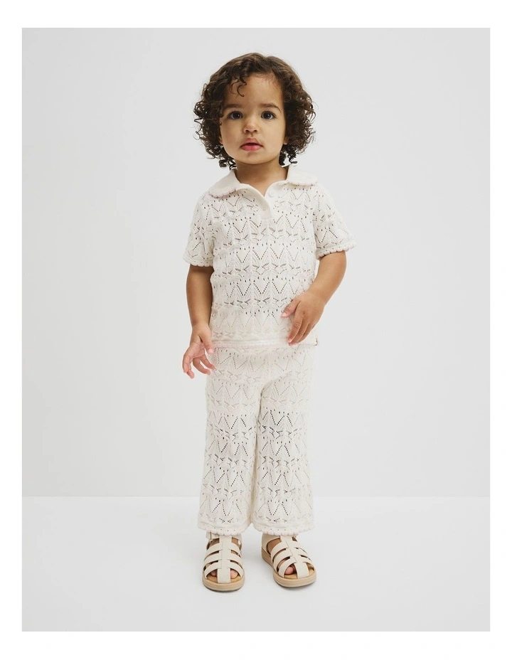 Knit Pant in Marshmallow image 1