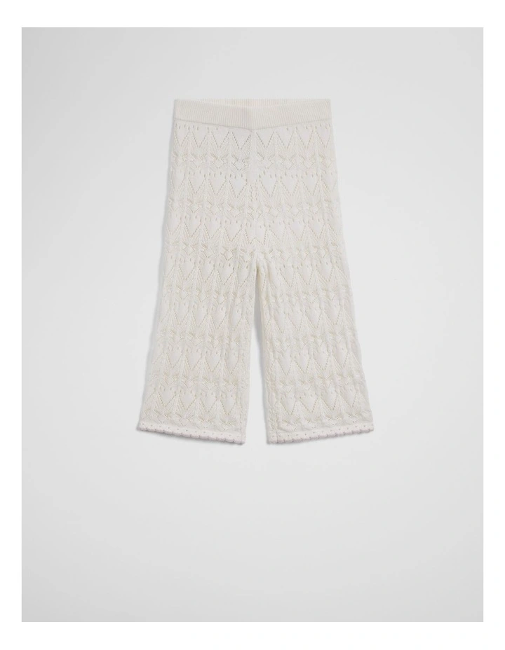Knit Pant in Marshmallow image 2