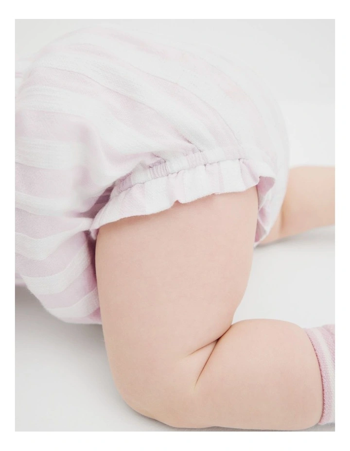 Stripe Bloomers in Lavender Fog image 3