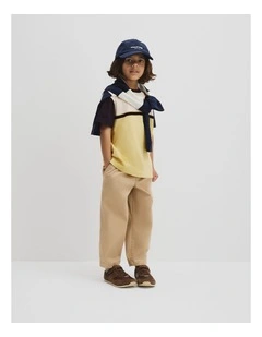 Pull On Twill Pant in Latte