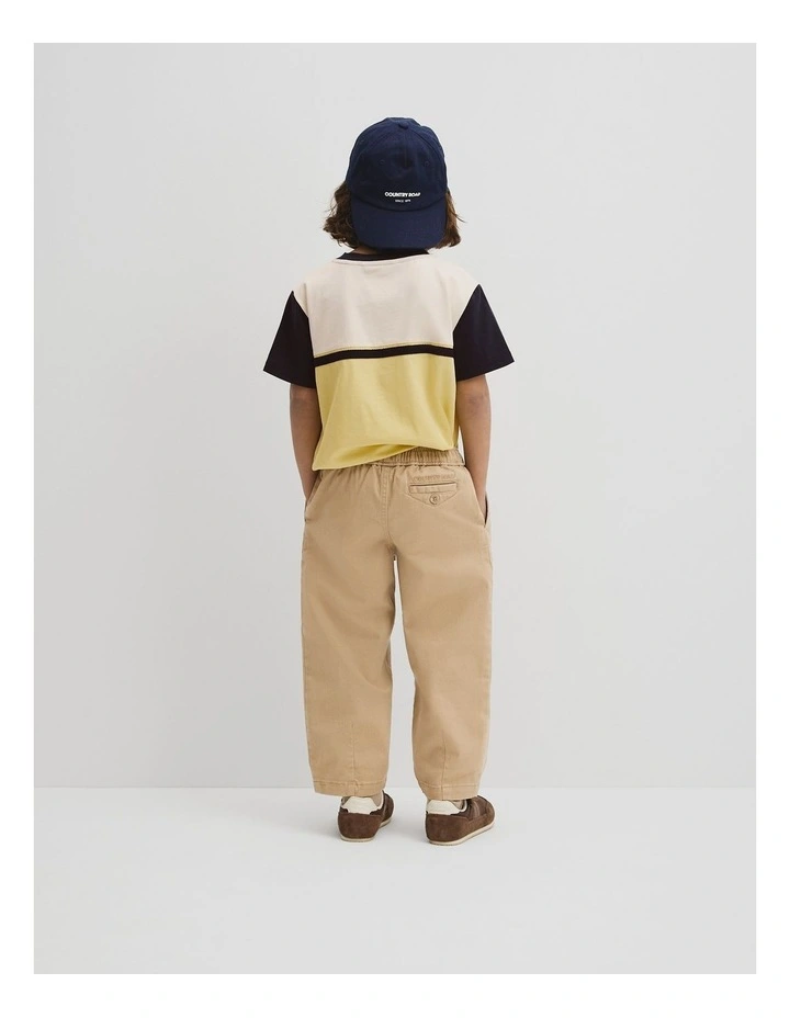 Pull On Twill Pant in Latte image 5