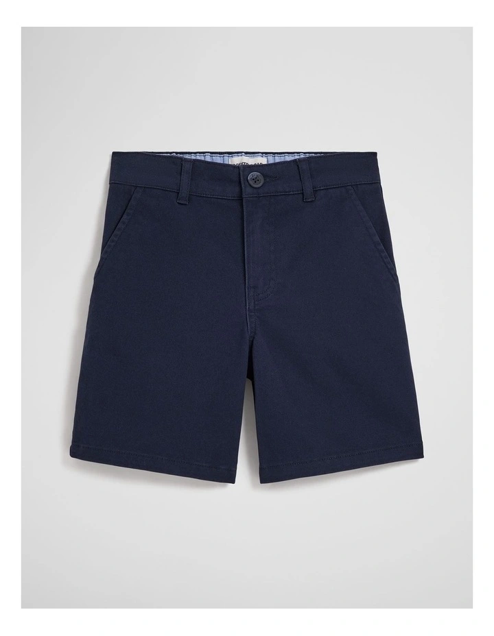 Chino Short in Navy image 1