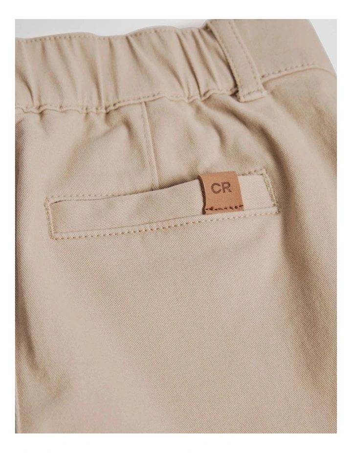 Chino Short in Taupe image 2