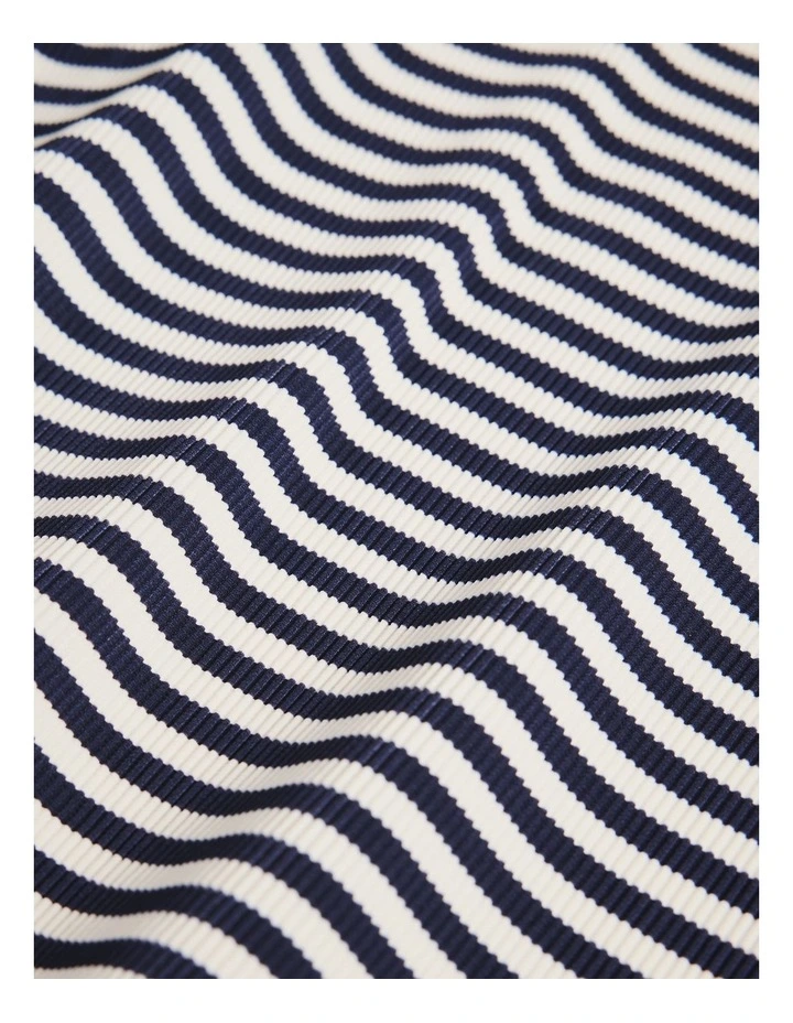 3-piece Swim Set in Navy Stripe image 2