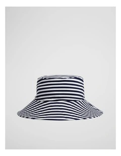 Reverse Swim Bucket Hat in Navy