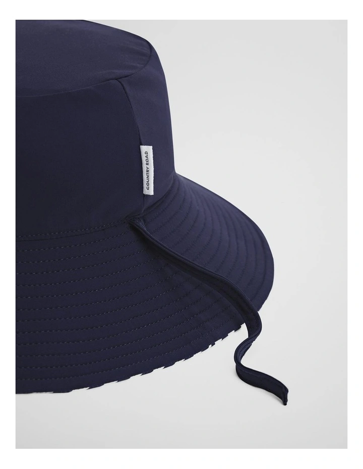Reverse Swim Bucket Hat in Navy image 3