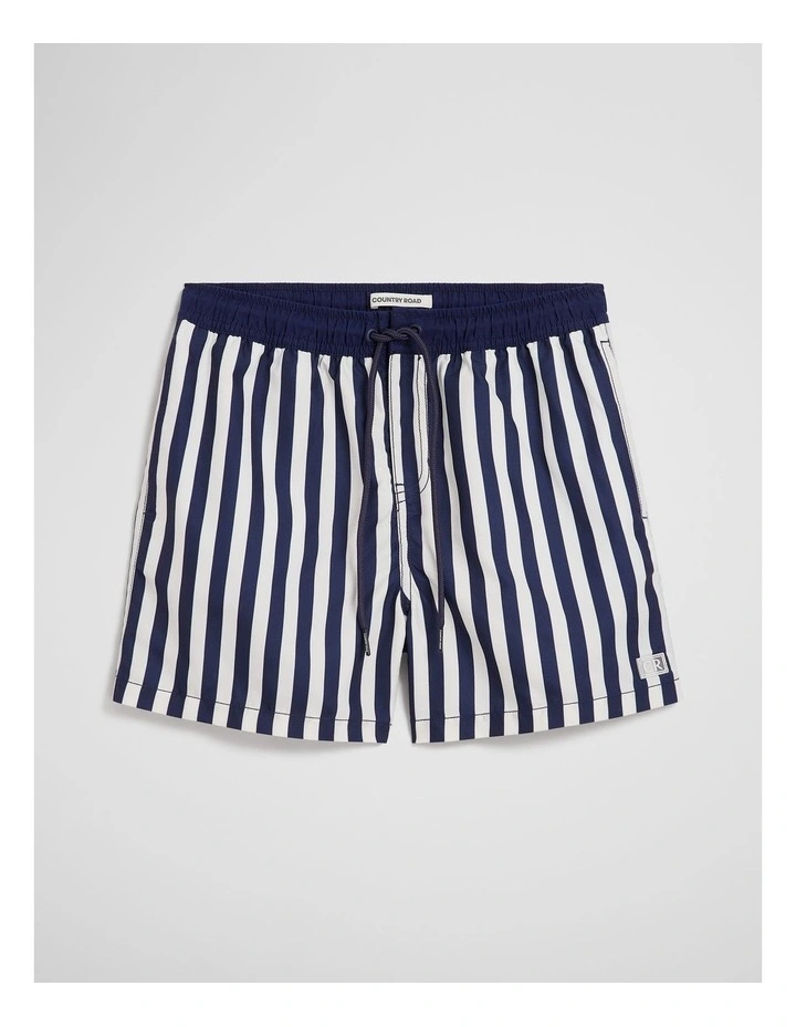 Teen Stripe Board Short in Navy Stripe image 2