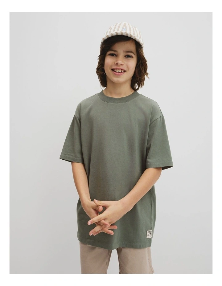 Teen Relaxed Short Sleeve T-shirt in Cilantro image 1