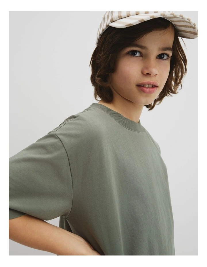 Teen Relaxed Short Sleeve T-shirt in Cilantro image 3