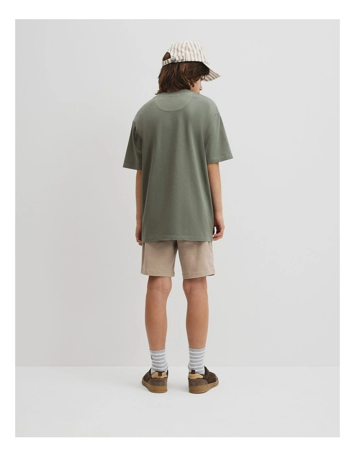 Teen Relaxed Short Sleeve T-shirt in Cilantro image 5