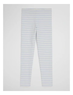 Printed Legging in Ice Blue