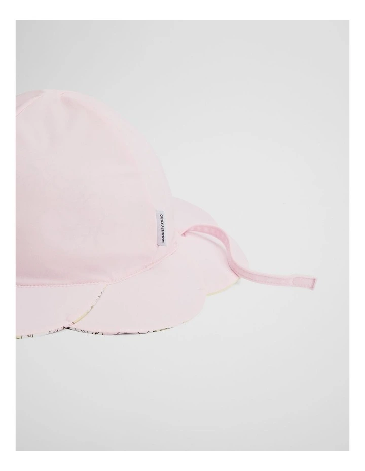 Reversible Swim Hat in Yellow Floral image 3