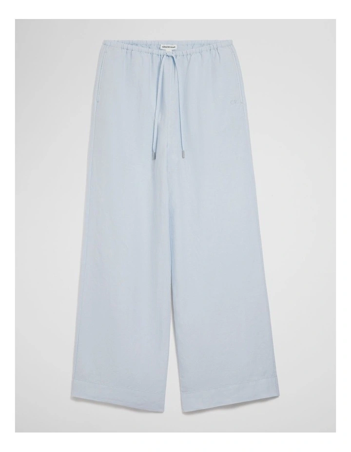 Teen Linen Pant in Ice Blue image 2