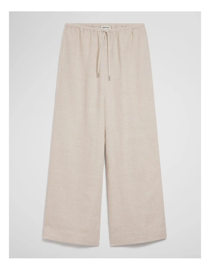 Teen Linen Pant in Flax image 2