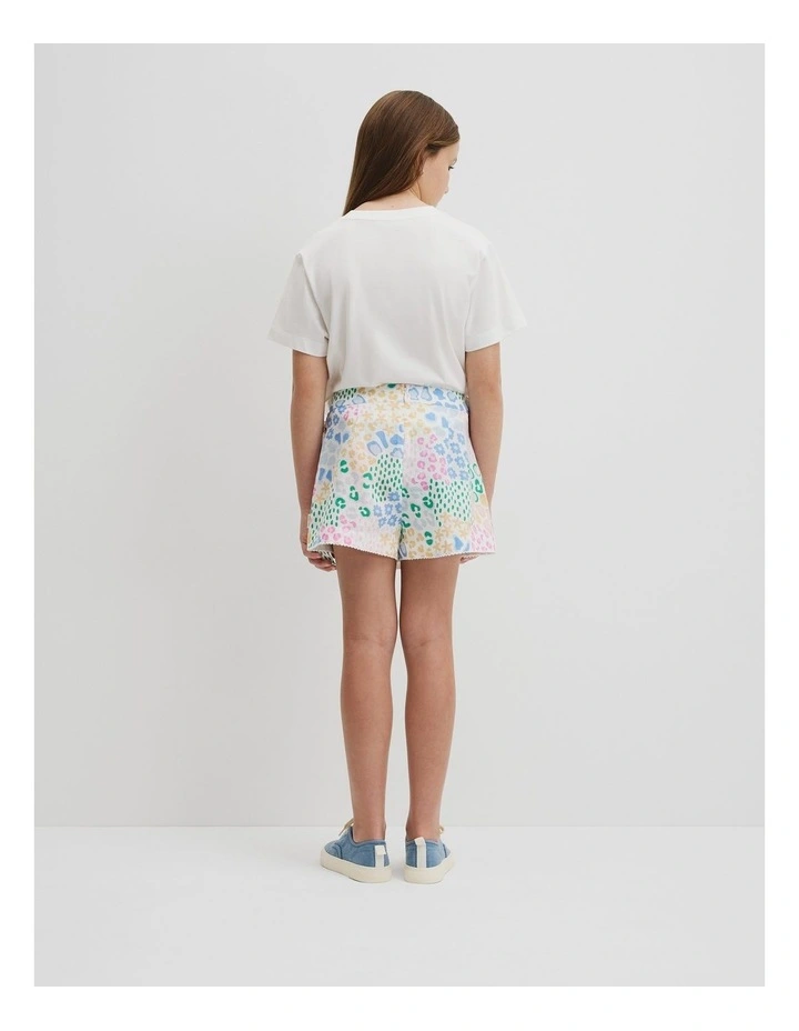 Teen Print Wrap Skort in Multicolour image 5
