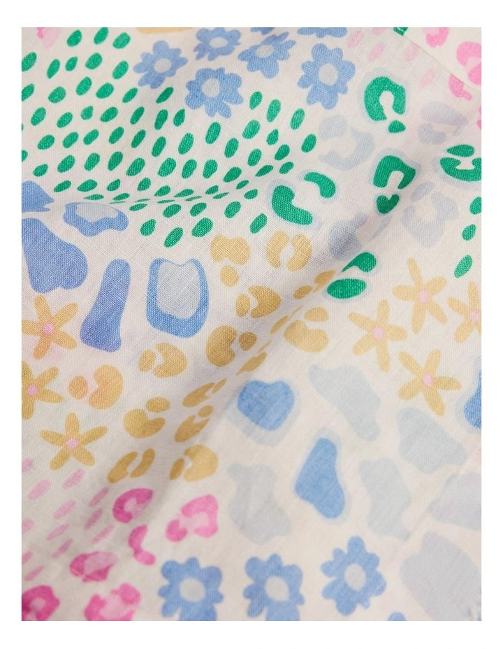 Teen Print Wrap Skort in Multicolour image 6