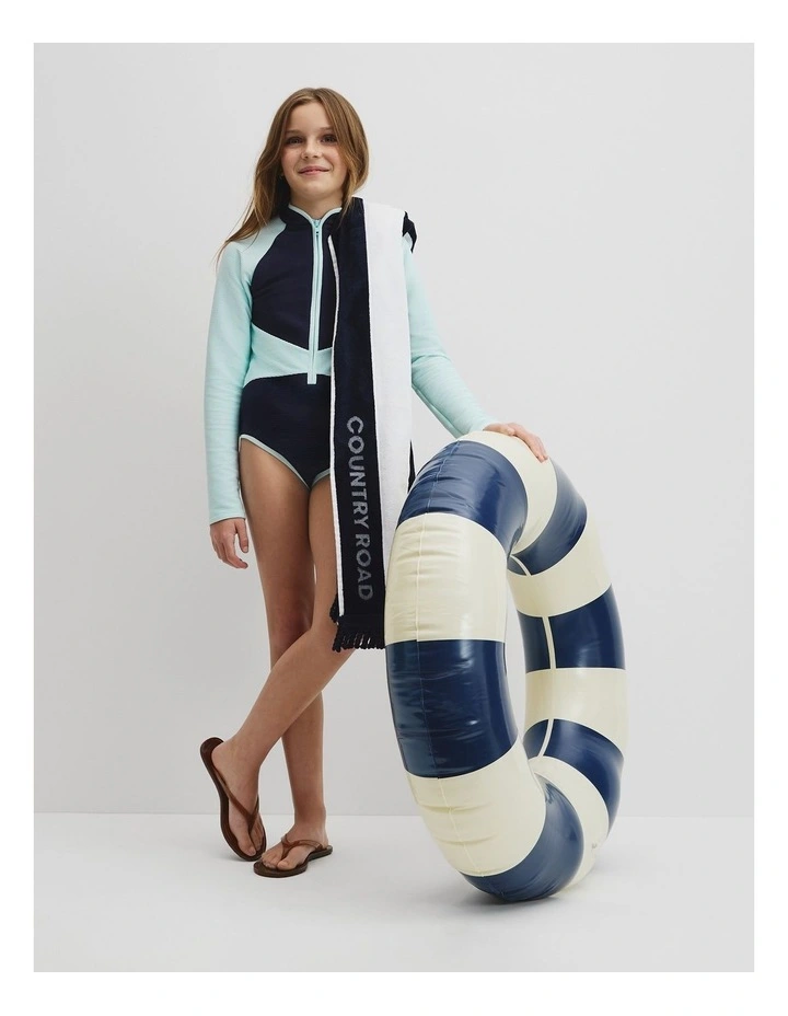 Teen Long Sleeve Spice Swimsuit in Navy image 4