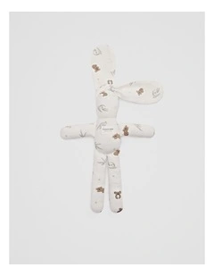 Orgabically Grown Cotton Jersey Bunny in Sleepy Koala Prnt