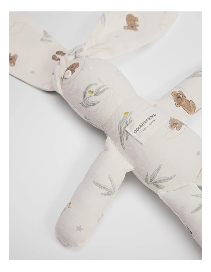 Orgabically Grown Cotton Jersey Bunny in Sleepy Koala Prnt image 2