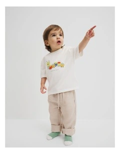 Linen Pant in Pebble