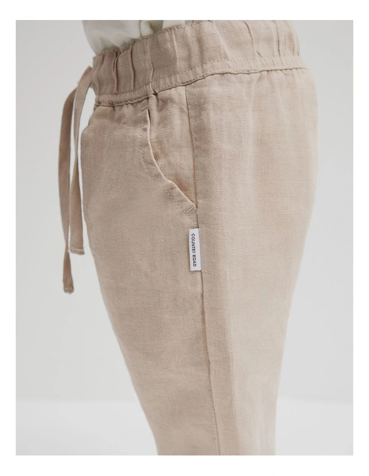 Linen Pant in Pebble image 3